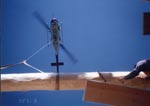 Using a helicopter to reassemble the Joe L'Orsa cabin