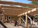 Stoelwinder carport - a 30'x36' carport , the roof will be the deck for the attached house